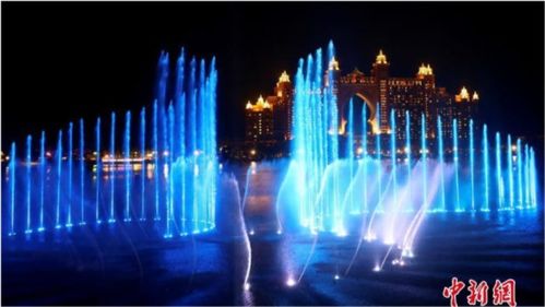 迪拜棕櫚島音樂噴泉 世界之最的華麗開幕